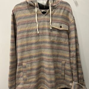 Marine Layer Men’s Striped Pull Over Hoodie Fall 2022
